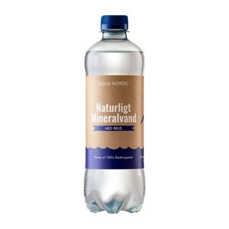 Aqua Nordic 0,5 L Vand m. Brus